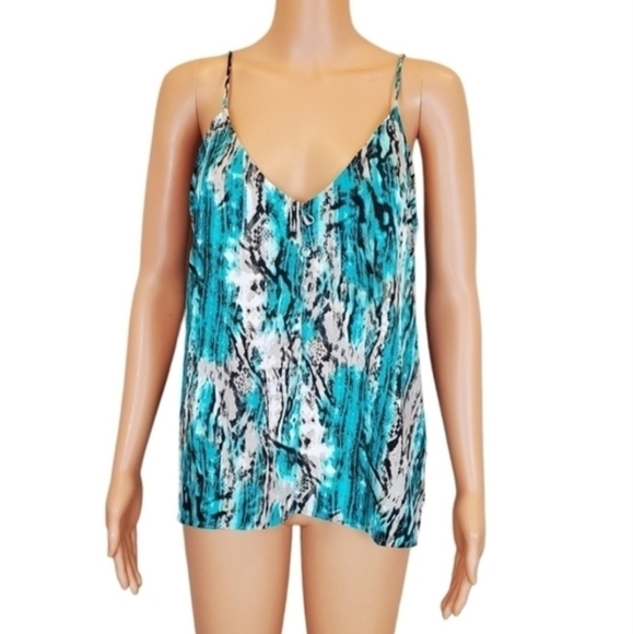 Umgee USA Multi color spaghetti straps blouse - Picture 3 of 13